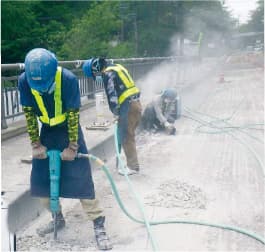 橋梁足場イメージ